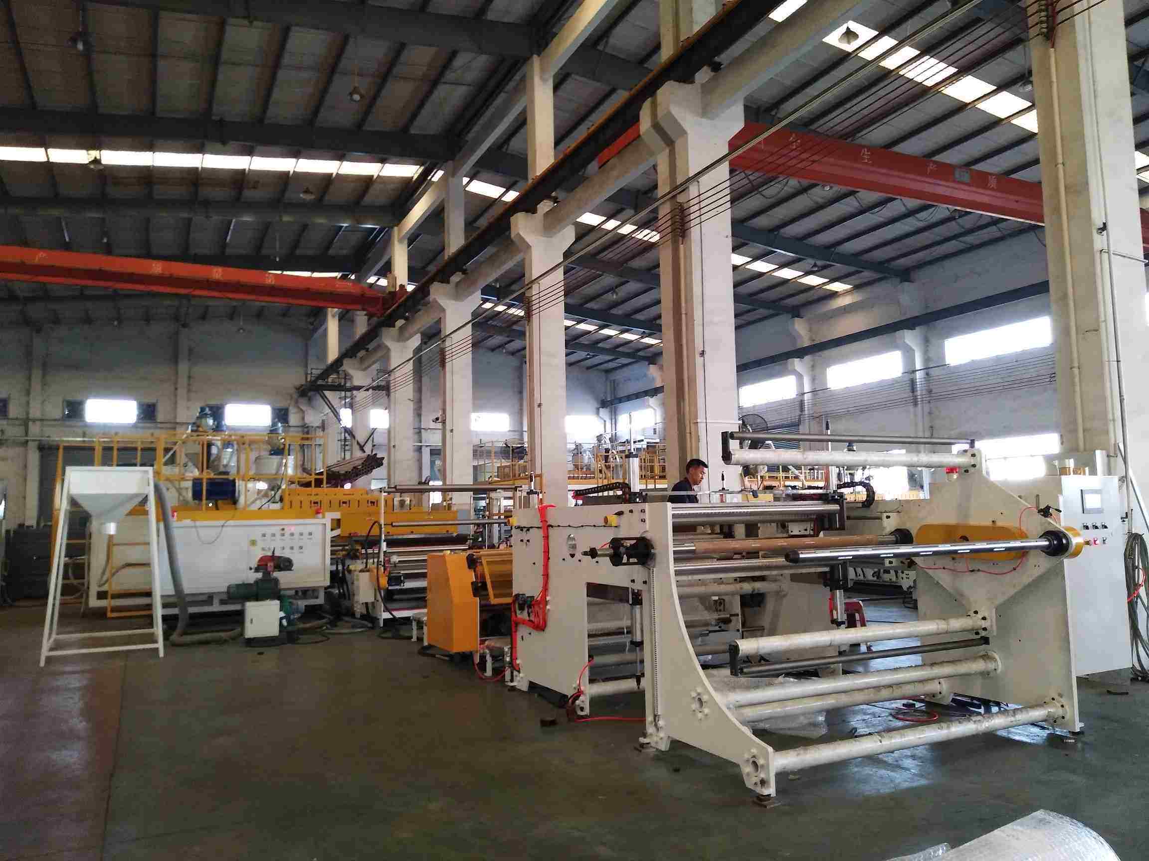 Máquina de película de burbujas de aire de 3 capas