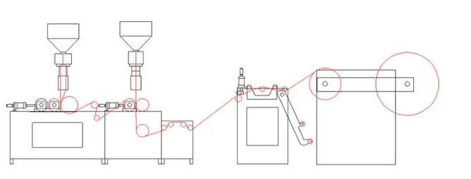 máquina de coextrusión de película de burbujas de aire