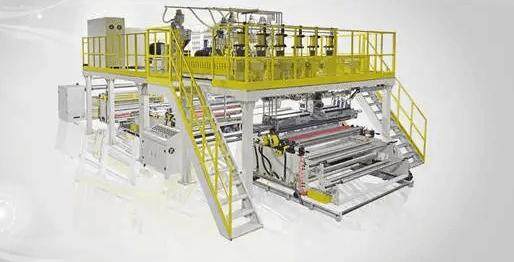 máquina de coextrusión de película de burbujas de aire