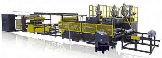 Máquina extrusora de película de burbujas