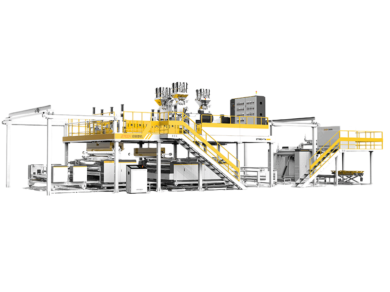 M&aacute;quina de coextrusi&oacute;n de pel&iacute;cula de burbujas de aire ABA
