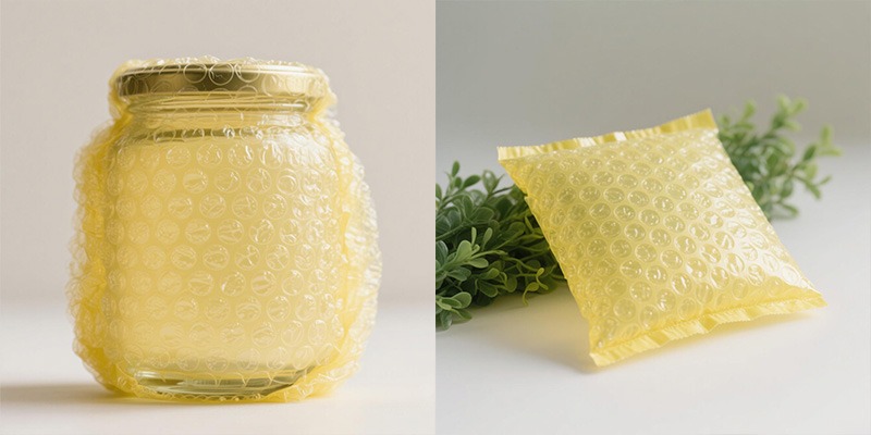 película de burbujas para diferentes productos