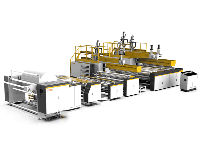 M&aacute;quina para fabricar film de burbujas de aire de 3 capas