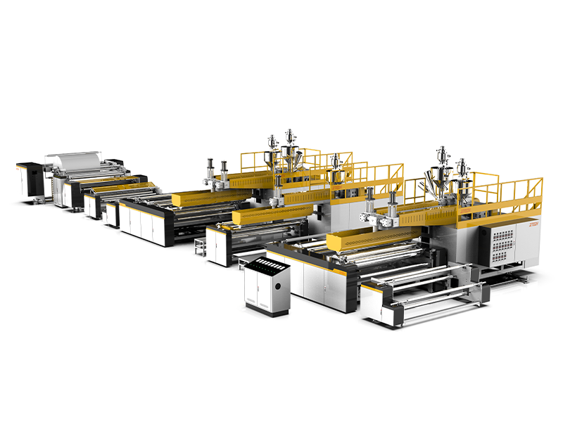 M&aacute;quina laminadora para fabricar pel&iacute;culas de burbujas de aire