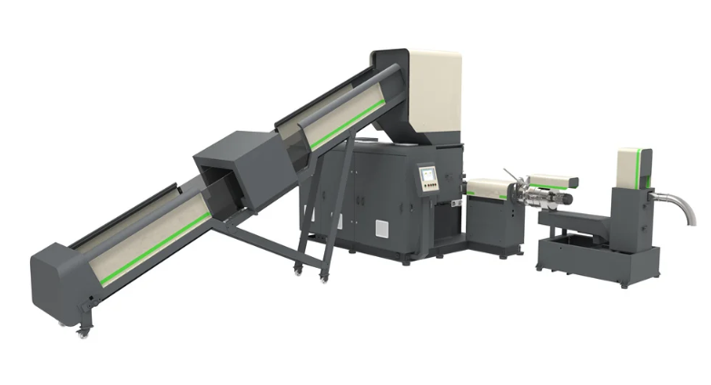 Máquina de reciclaje de plástico con anillo de agua